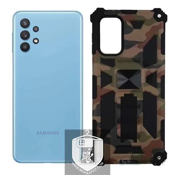 قاب ضد ضربه چریکی سامسونگ Galaxy A32 5G / M32(5G) هولدر دار کد SA438D