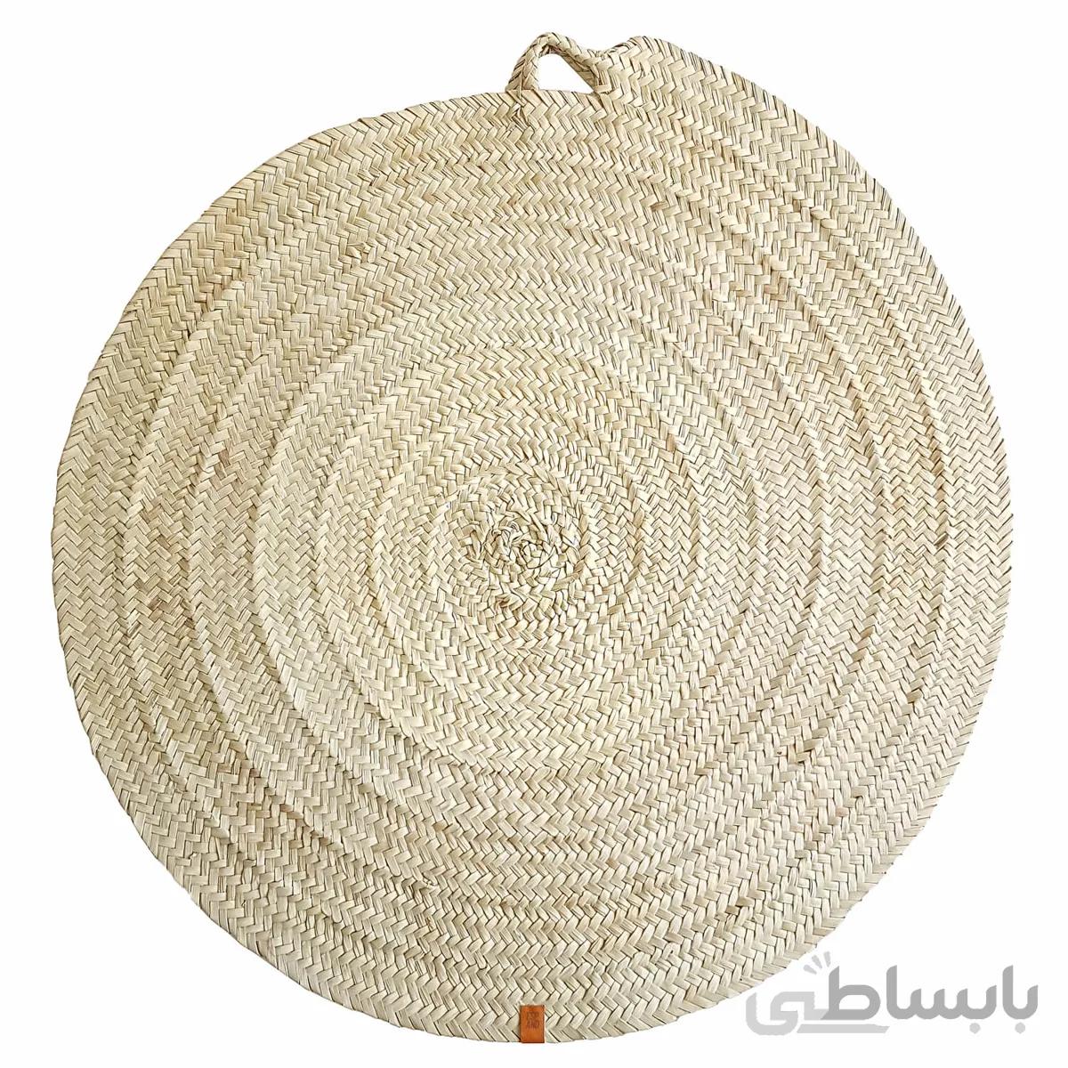 سفره حصیری ساده 80 سانتی