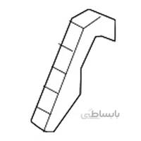 نگهدارنده سپر عقب چپ اصلی میتسوبیشی ( Genuine parts ) - میراژ
