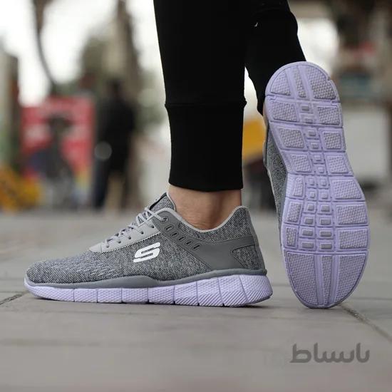 اسکیچرز تیزپا طوسی