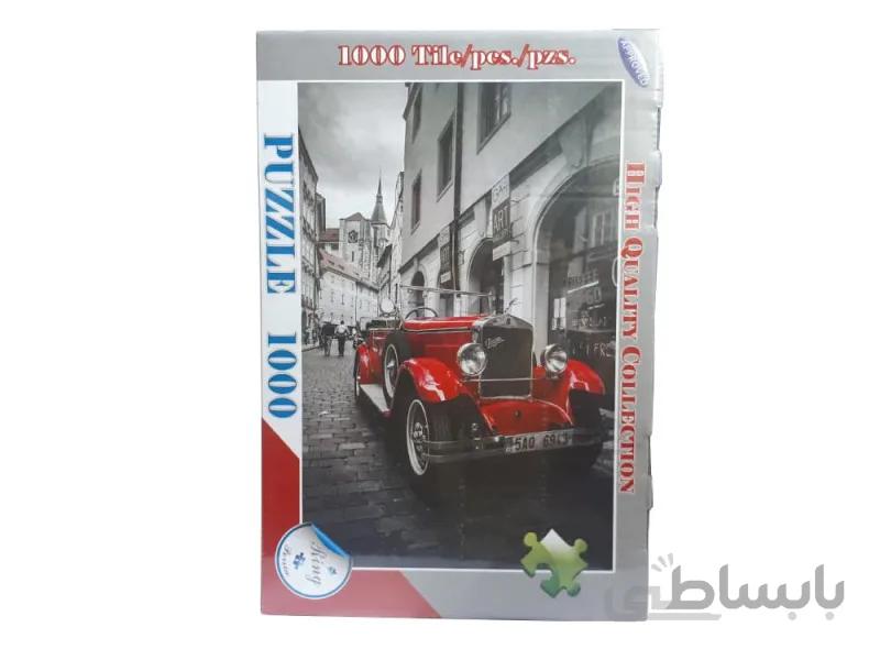 پازل اتومبیل کلاسیک قرمز 1000 تکه
