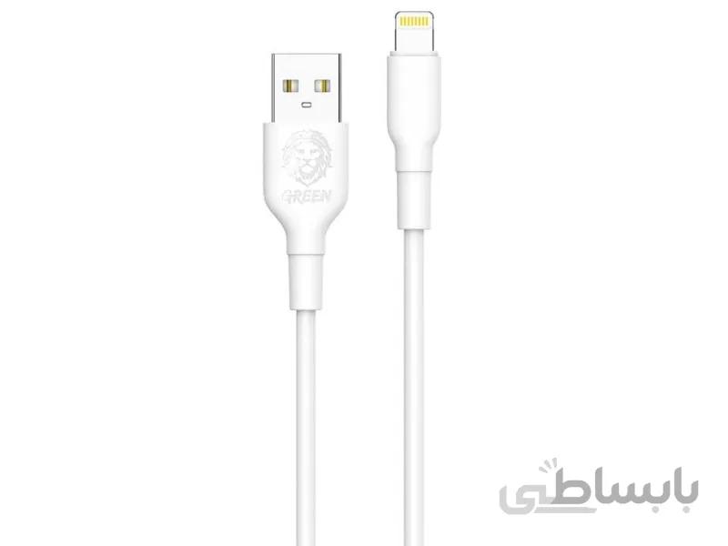 کابل لایتنینگ گرین USB- A to Lightning Cable سه متری ا Green USB- A to Lightning Cable 3M