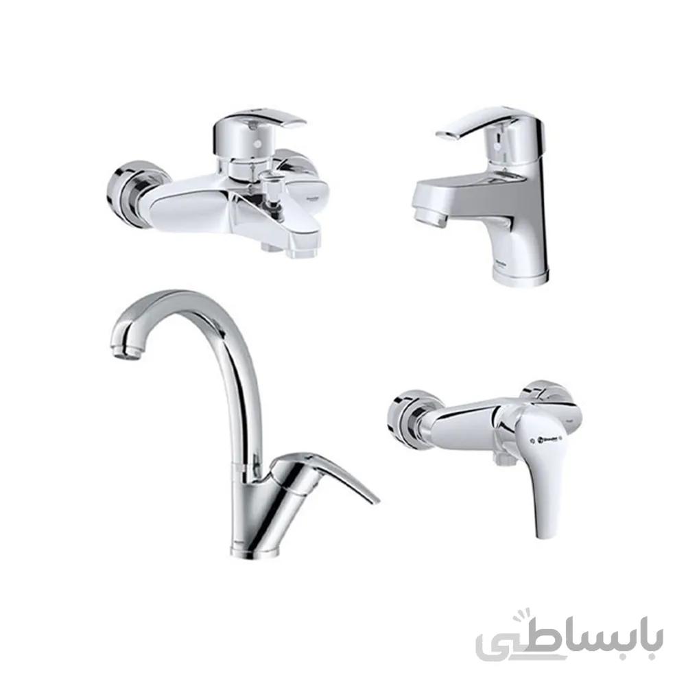 ست شیرآلات پاریس کروم شودر ا Paris Set