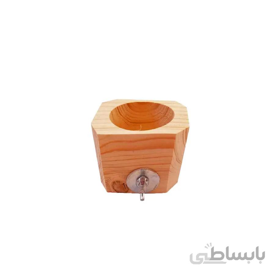 دانخوری چوبی پرندگان ۸ ضلعی بزرگ