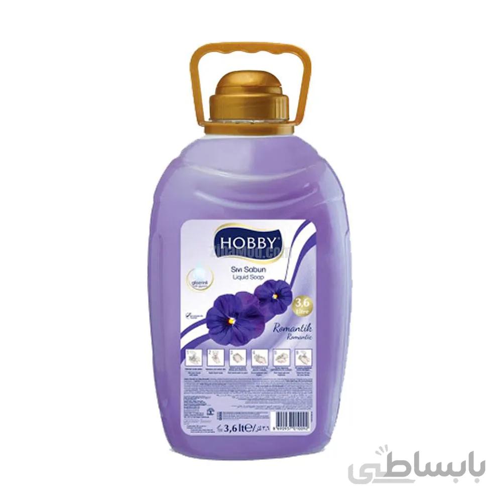 مایع دستشویی هوبی HOBBY رایحه گل بنفشه حجم 3.6 لیتر ا Hobby Toilet Fragrance Purple Flower Volume 3.6 liters