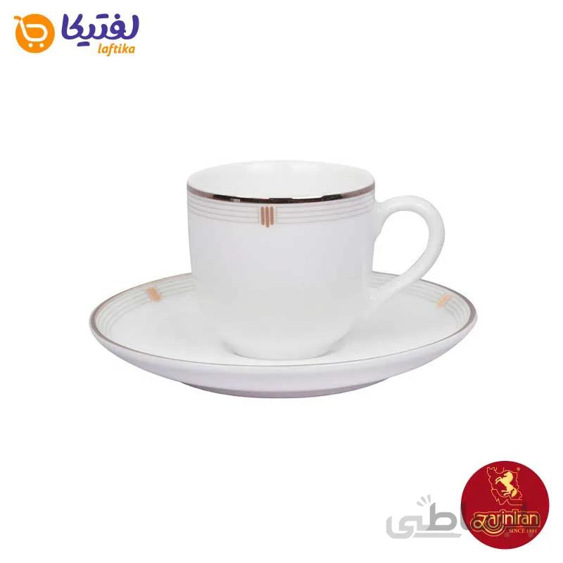 چینی زرین سرویس 12 پارچه قهوه خوری طرح اپرا