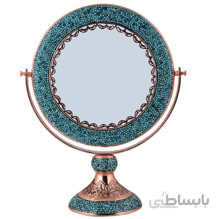 آینه فیروزه کوب ارتفاع 15 سانتی متر کد AF-02