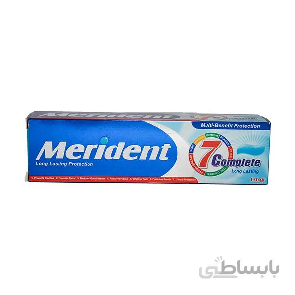 خمیر دندان کامل با ۷ ویژگی ۱۳۰ گرمی مریدنت