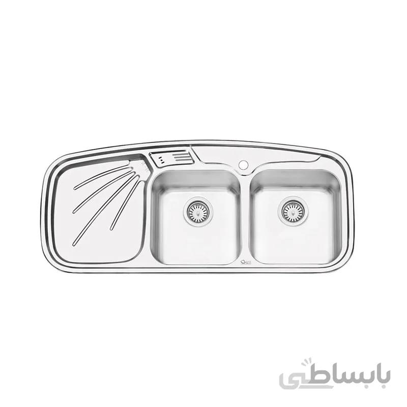 سینک نیمه فانتزی ایلیا استیل 4013