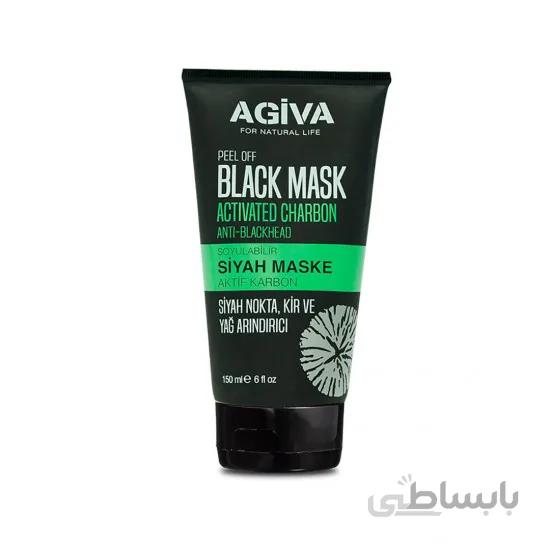 ماسک سیاه آجیوا Agiva حجم 150 میل