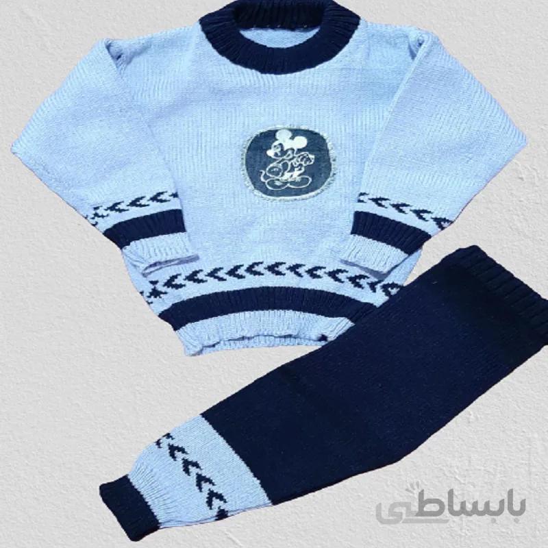 بلیزوشلوار بافتنی بچه گانه