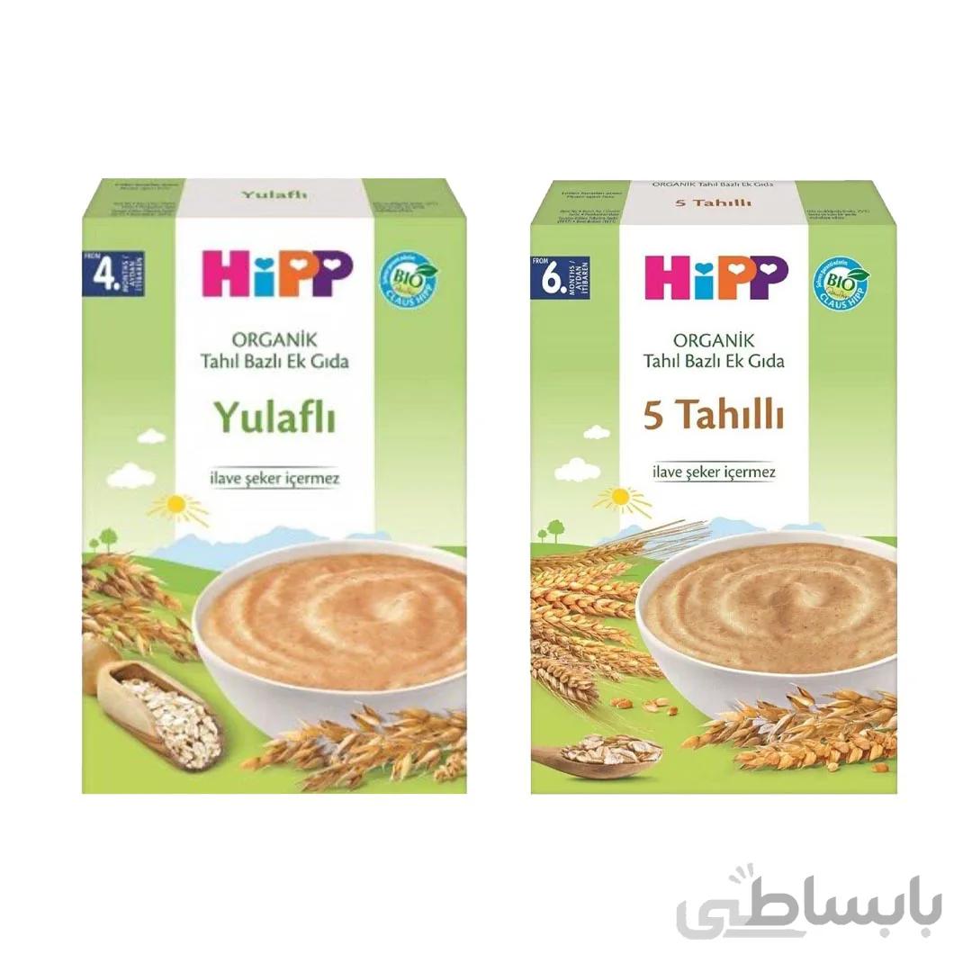 پکیج سرلاک بدون شیر جو دوسر و 5 غله هیپ Hipp