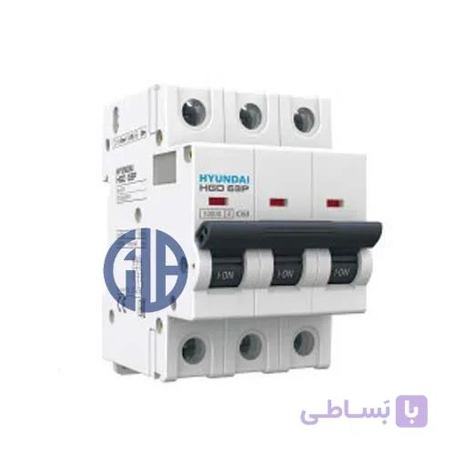 فیوز مینیاتوری سه فاز ۶۳ آمپر هیوندای مدل C63