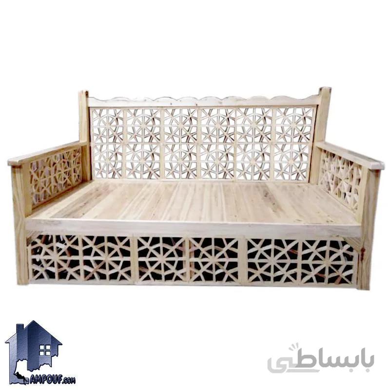 تخت سنتی چهارنفره 190 90 مدل TRK108