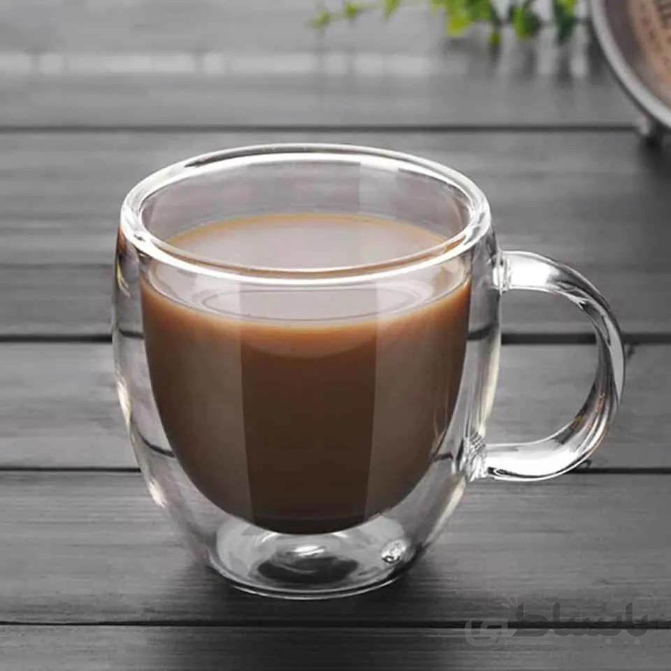 فنجان دوجداره پیرکس