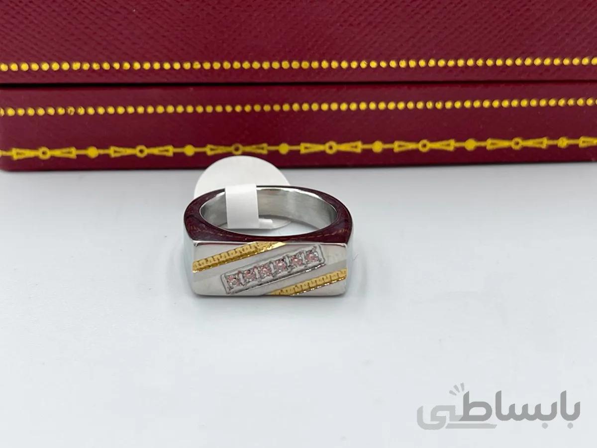 حلقه مردانه و زنانه نگین دار