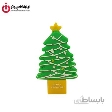 فلش مموری عروسکی کینگ فست مدل CR-13 طرح درخت کریسمس ظرفیت 32 گیگابایت