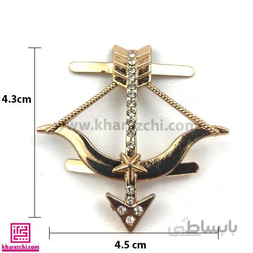 خرج کار تزیینی کد 17 تیرکمان طلایی