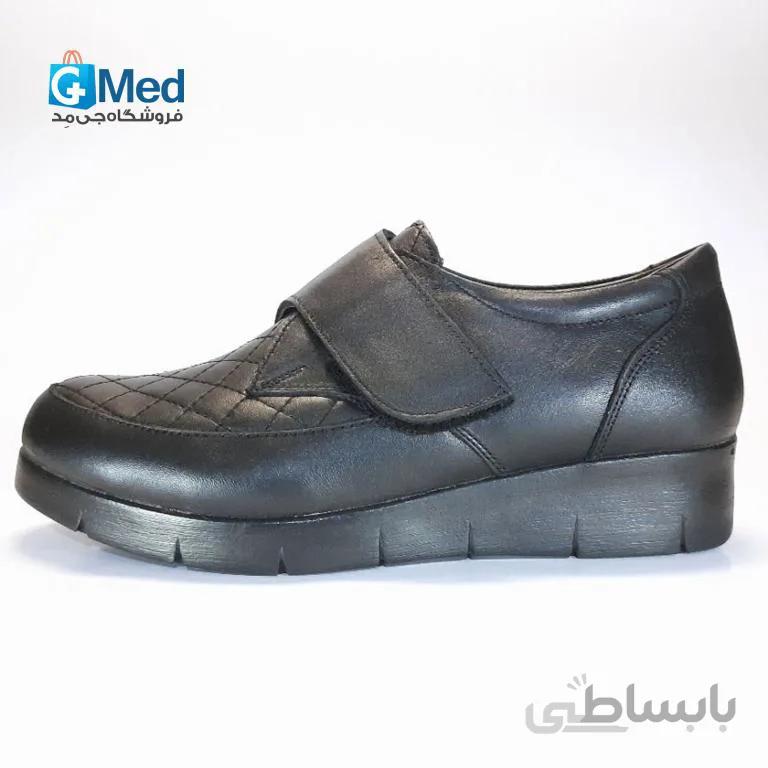 کفش چرم طبی زنانه دکتر فام کد ۱۷۹