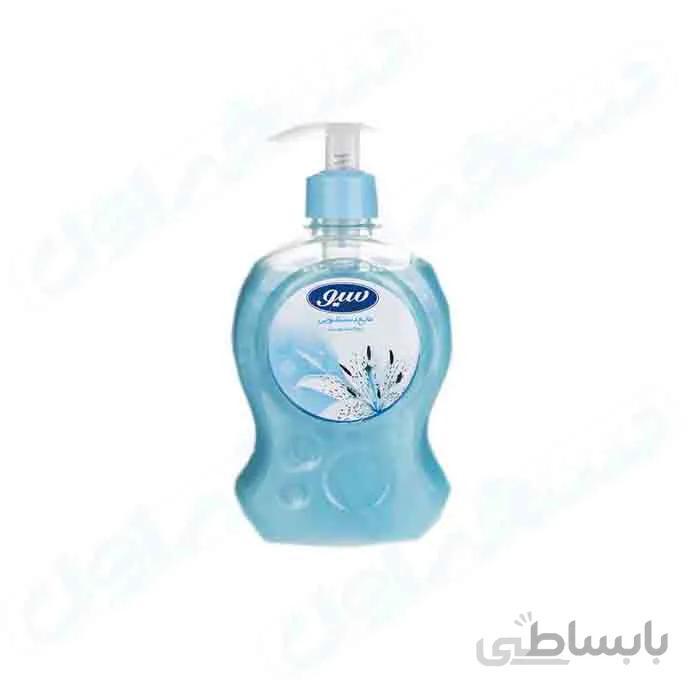 مایع دستشویی صدفی آبی سیو طرح حباب