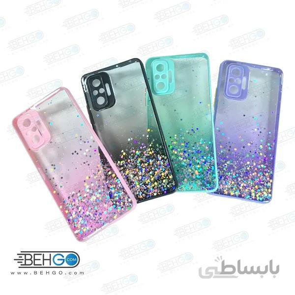 قاب شیائومی NOTE 10 PRO کاور دخترانه اکلیلی ستاره دار گارد محافظ گوشی Xiaomi REDMI NOTE 10 PRO\NOTE 10 PRO MAX ا Glitter Bling Star Cover For Xiaomi REDMI NOTE 10 PRO\NOTE 10 PRO MAX