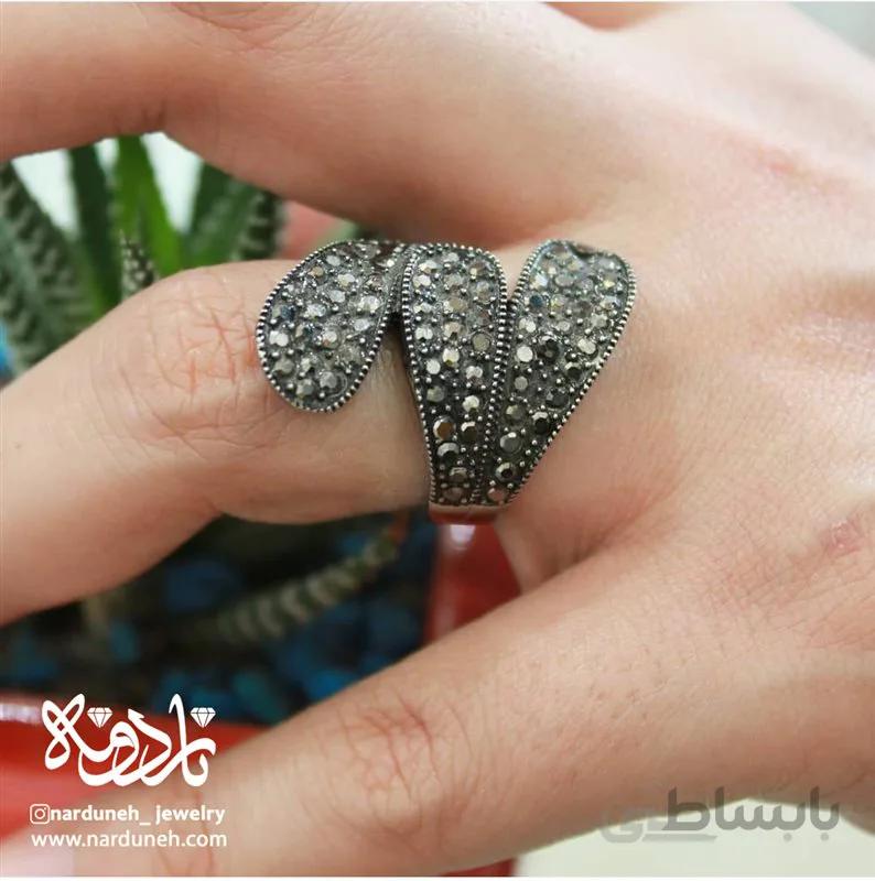 انگشتر مارکازیت - 09/ سایز 6 و 7