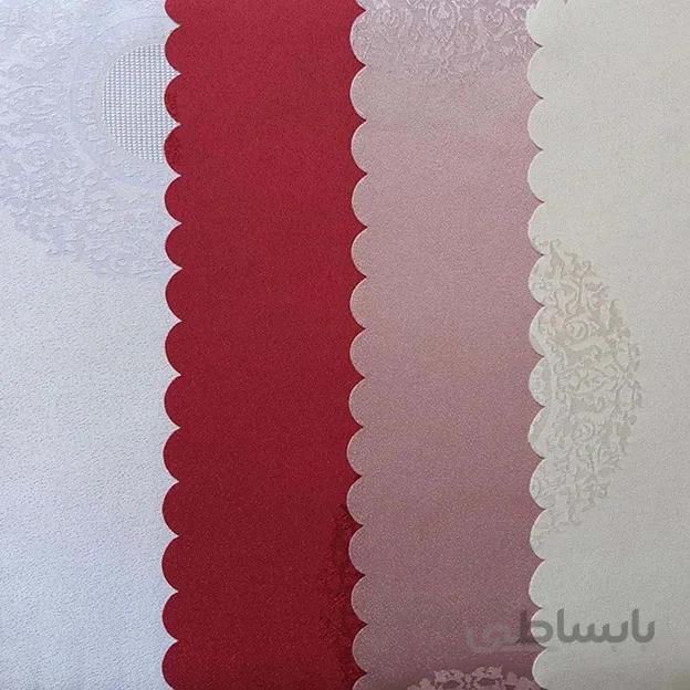 رومیزی 10نفره بیضی ژاگارد رمانس کرم