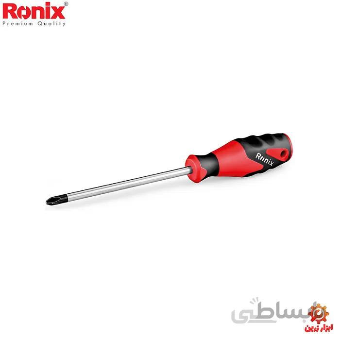 پیچ گوشتی چهارسو دسته TPR سایز 150×5 رونیکس مدل RH-2857