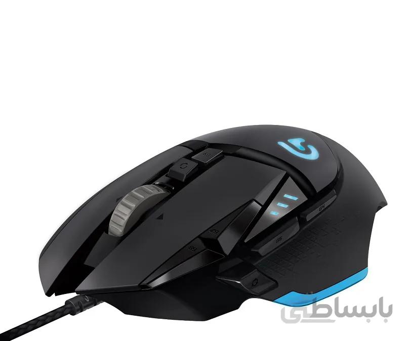 ماوس مخصوص بازی لاجیتک مدل جی 502 پروتئوس اسپکتروم ا G502 Proteus Spectrum RGB Tunable Gaming Mouse