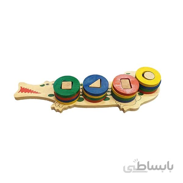 پایه اشکال چوبی طرح سوسمار