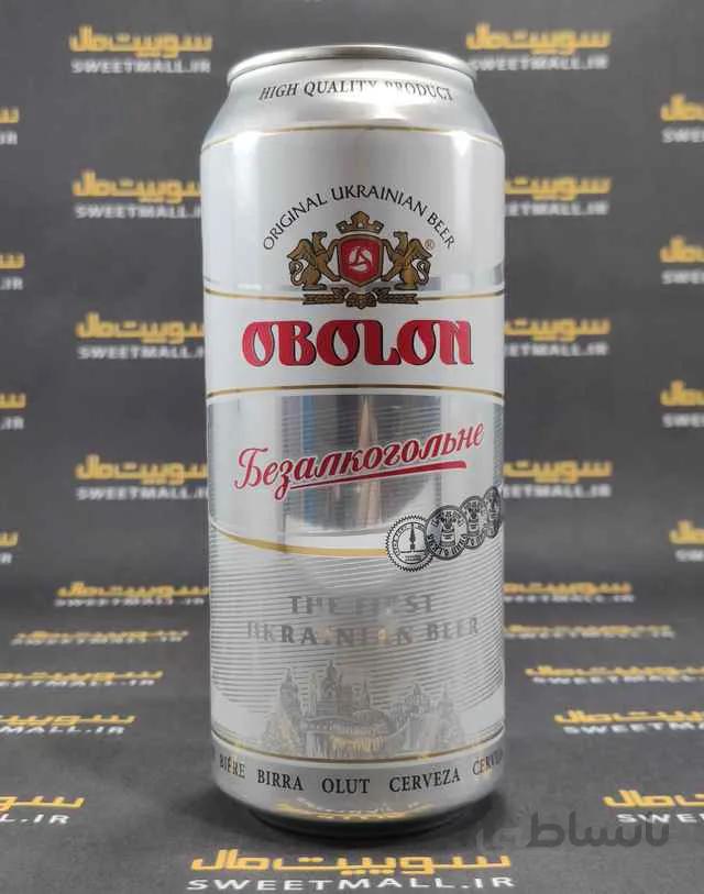 آبجو بدون الکل ابولون قوطی 500 میلی لیتر Obolon