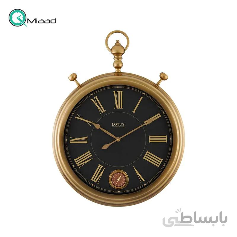 ساعت دیواری فلزی لوتوس مدل 16038