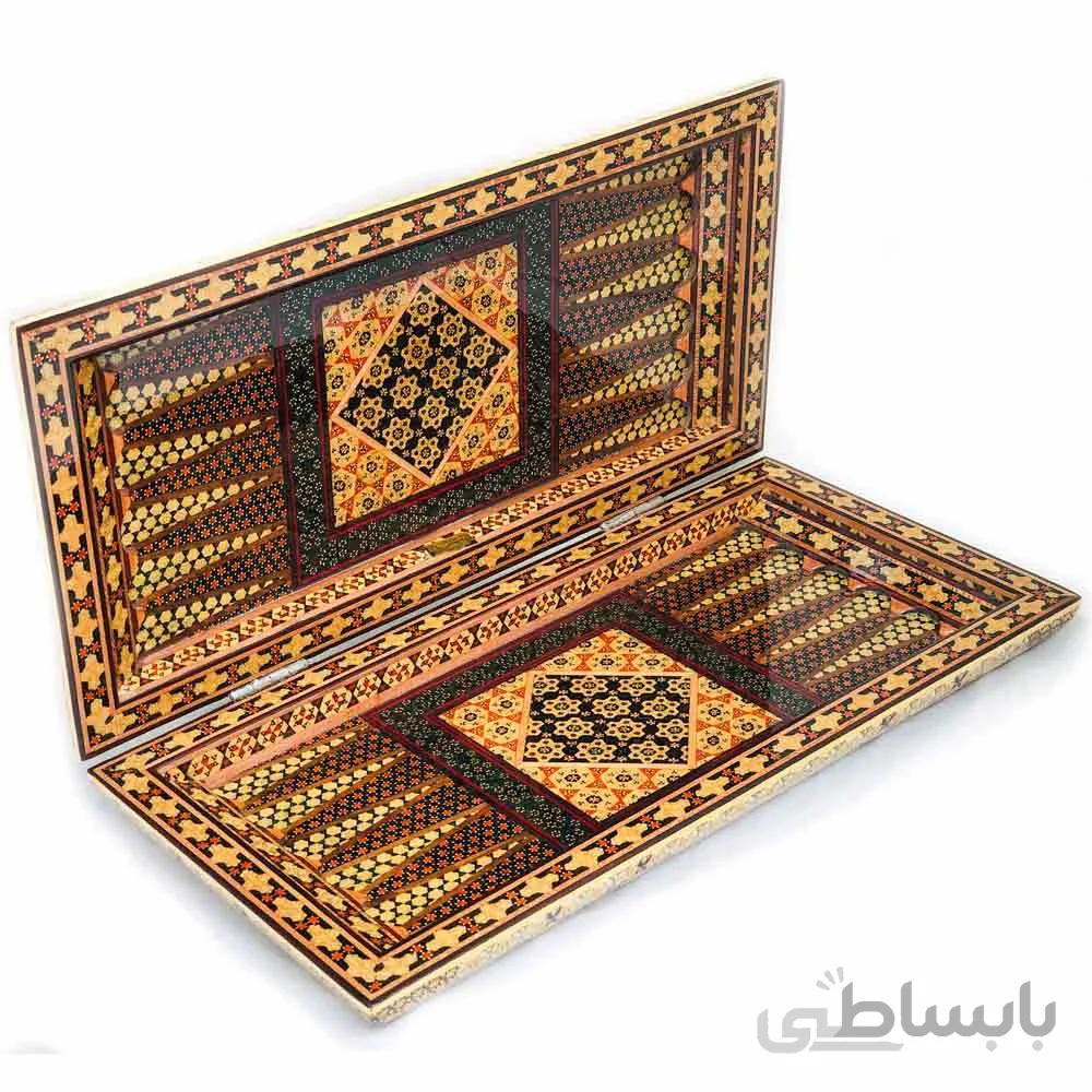 تخته نرد خاتم کاری 40 سانتی ا قیمت به شرط خرید تیمی