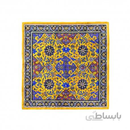 پوشت (دستمال جیب) کاشی زرد