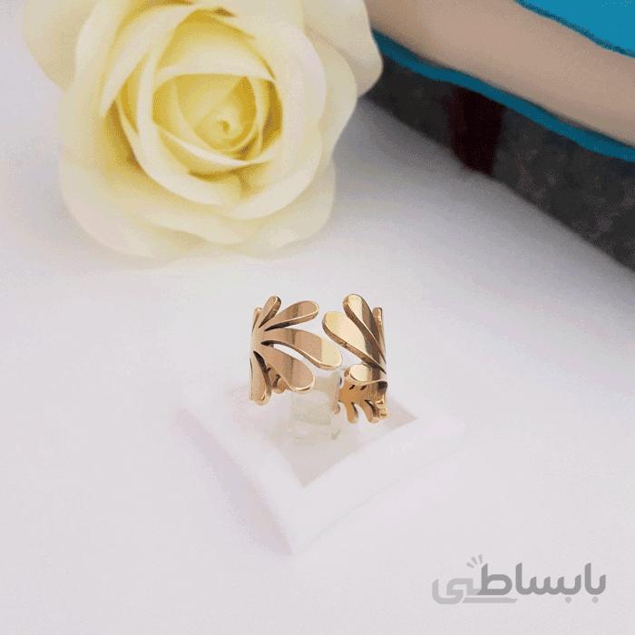 انگشتر طرح طلا کد 52874