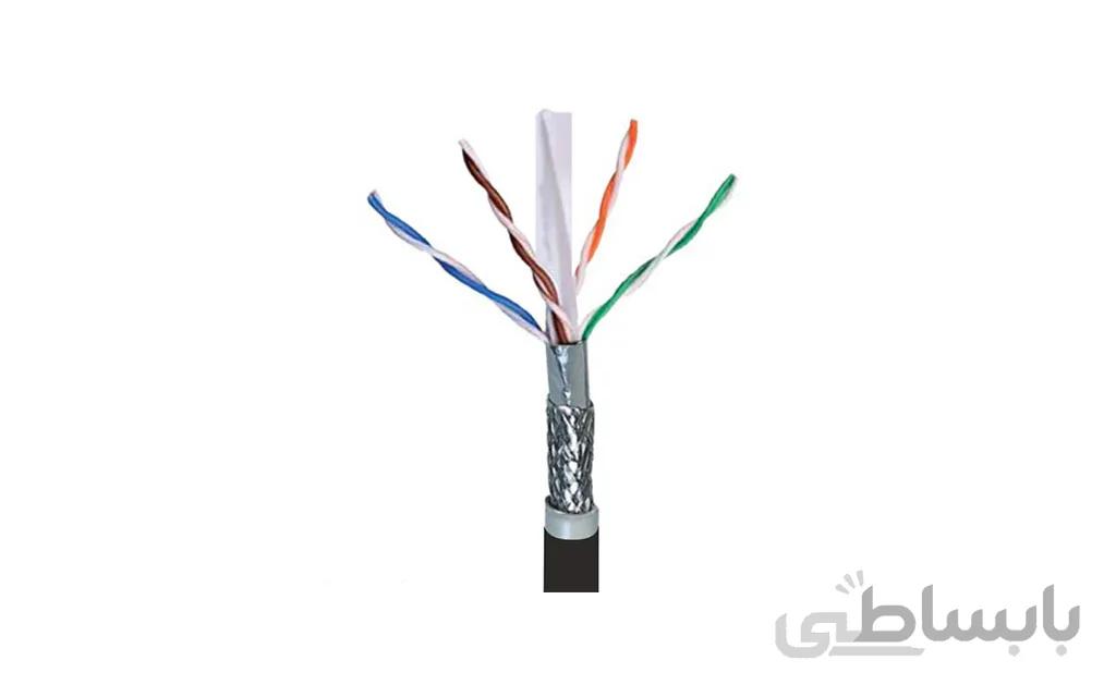 کابل شبکه کی نت Cat6 SFTP DJ تست فلوک Outdoor
