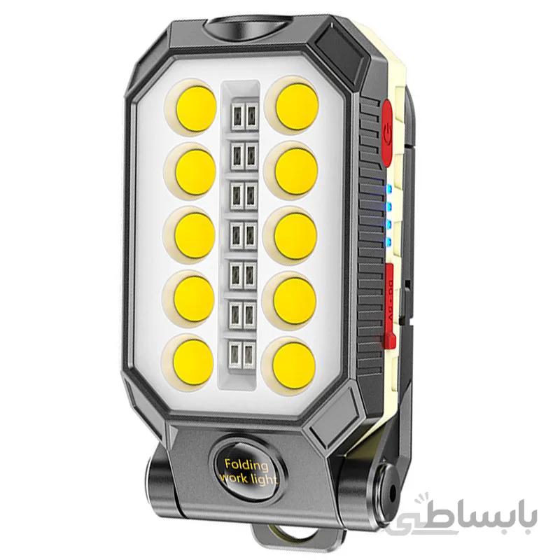 چراغ شارژی آهنربایی مدل W599B ا Rechargeable working lamp model W599B
