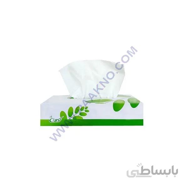 دستمال كاغذی جعبه ای تکلان 200 برگ (100 برگ دولا)- کارتن 48 عددی