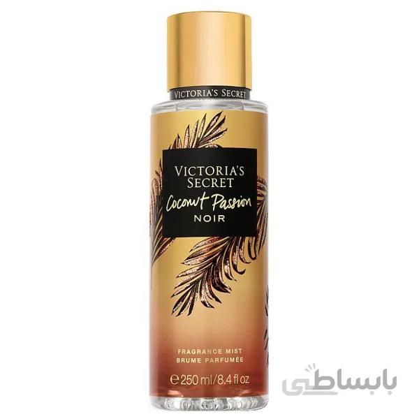 بادی اسپلش ویکتوریا سکرت اورجینال مدل کوکونات پشن نویر – حجم ۲۵۰ میل ا Victoria's Secret Coconut Passion Noir Fragrance Body Mist 250ml