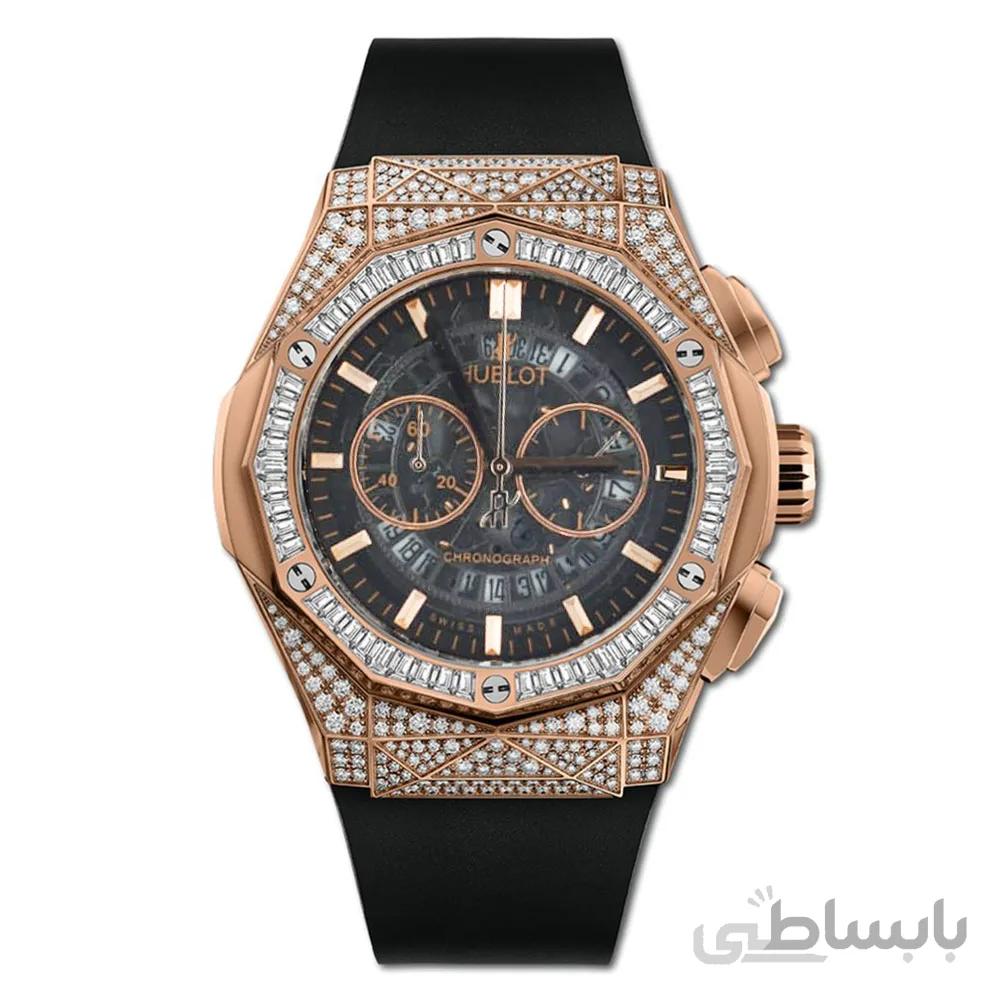 ساعت مچی مردانه هابلوت مدل Hublot Aerofusion Orlinski Diamonds