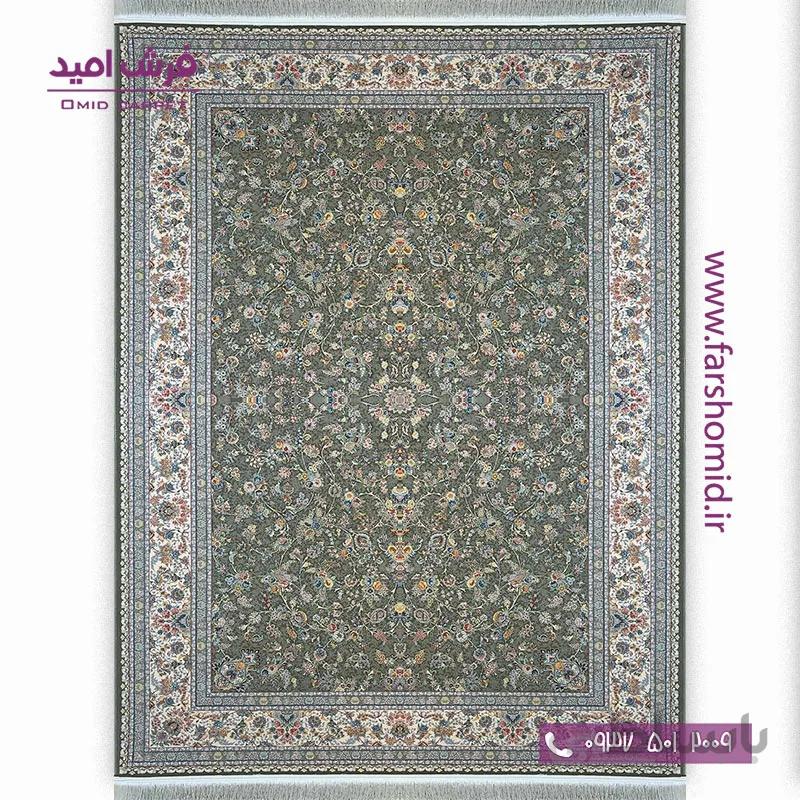 فرش ماشینی 1200 شانه 8 رنگ دنیا افشان متالیک فرش محتشم