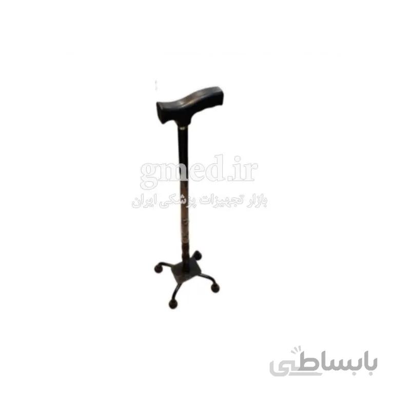 عصای چهار پایه فلزی تنظیم ارتفاع ساخت چین
