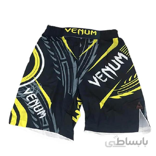 شورت رزمی MMA | مشکی زرد