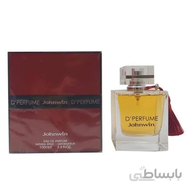 ادو پرفیوم زنانه لالیک قرمز جانوین مدل D`PERFUME حجم 100 میلی لیتر ا Johnwin DPERFUME Eau De Parfum For Women 100 ml