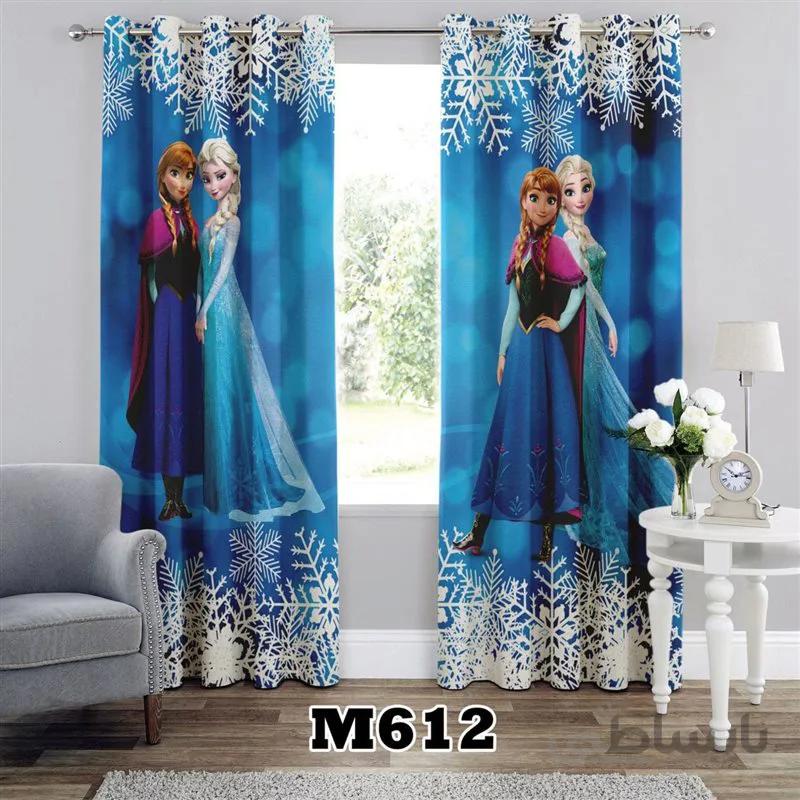 پرده پانچی کد 3d-M-612 طرح انیمیشن فروزن