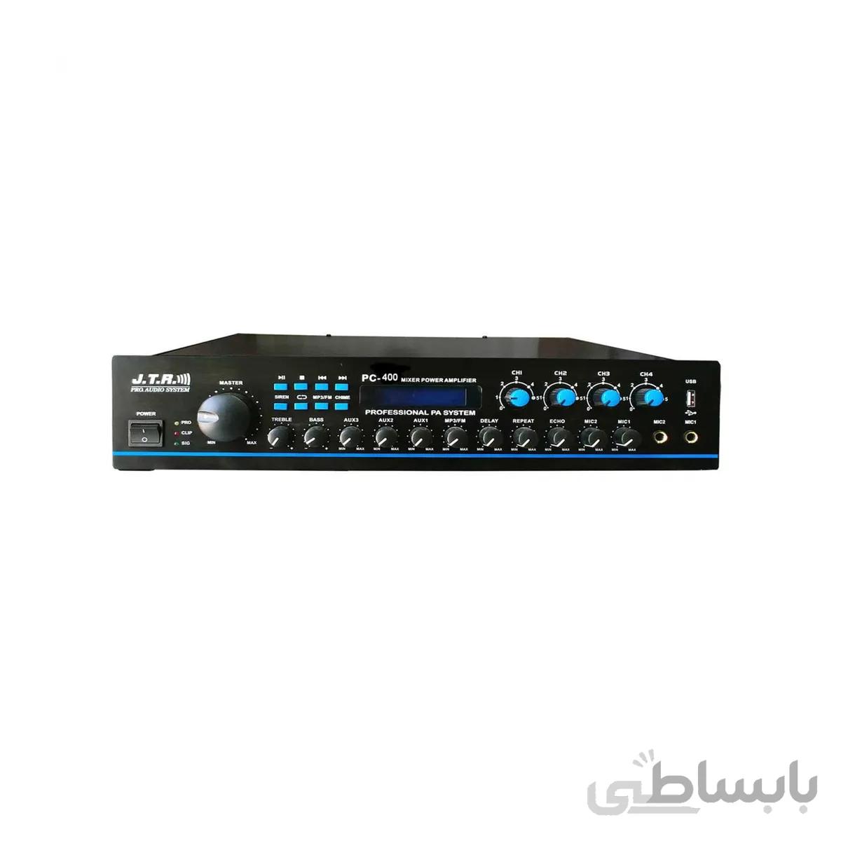 امپلی فایر ولتی اهمی jtr pc 400 ا JTR PC-400