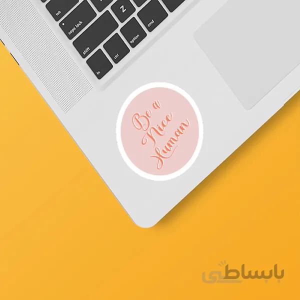 استیکر لپ تاپ طرح دخترونه ۲۴