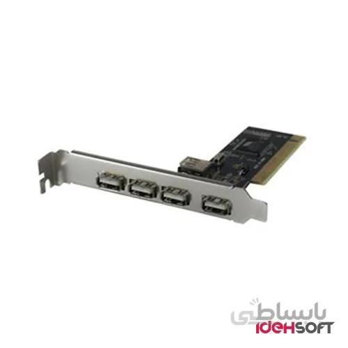 کارت Wipro PCI E USB2.0 4Port