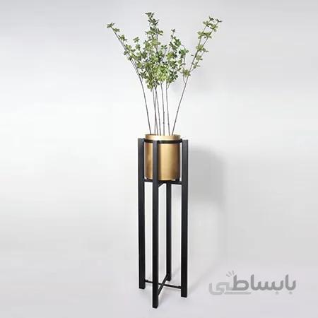 استند گل فلزی پایه دار