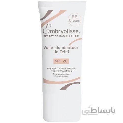 بی بی کرم ضد افتاب امبریولیس Embryolisse حجم 30 میل | آرایشی، ضد چروک، آبرسان قوی
